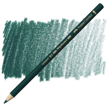 مداد رنگی فابرکاستل پلی کروم تکی کد 158 - Deep Cobalt Green