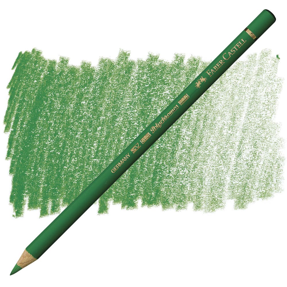مداد رنگی فابرکاستل پلی کروم تکی کد 266 - Permanent Green