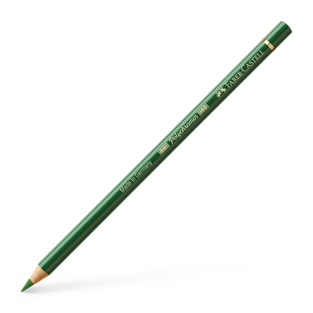مداد رنگی فابرکاستل پلی کروم تکی کد 167 - Permanent Green Olive