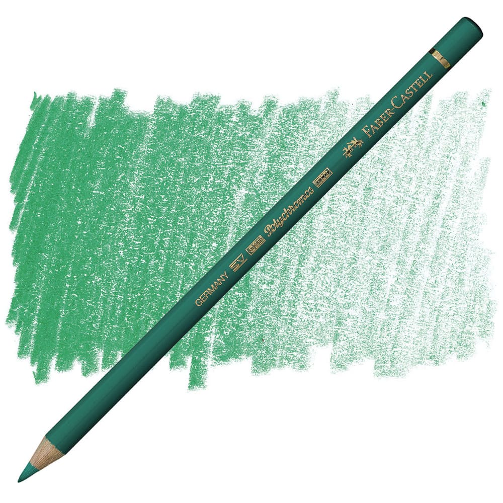 مداد رنگی فابرکاستل پلی کروم تکی کد 161 - Phthalo Green