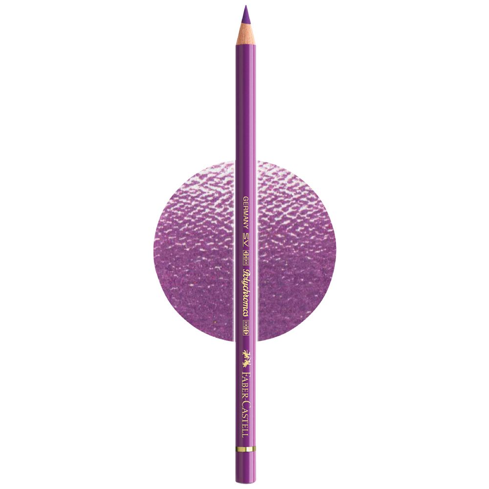مداد رنگی فابرکاستل پلی کروم تکی کد 135 - Light Red Violet