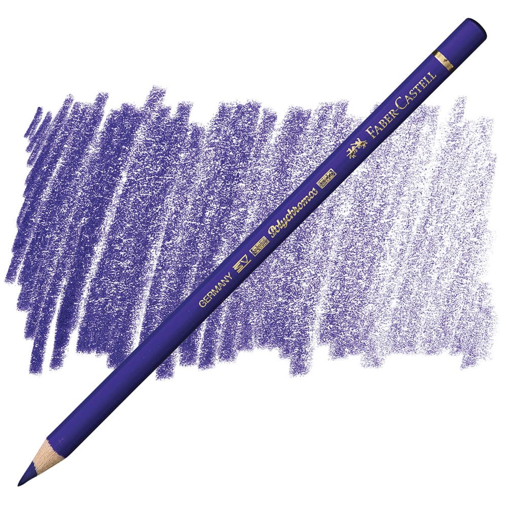 مداد رنگی فابرکاستل پلی کروم تکی کد 137 - Blue Violet