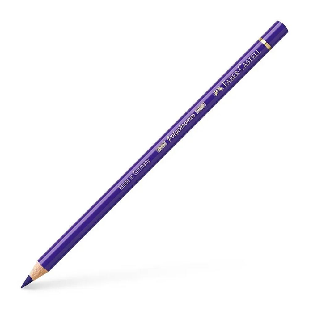 مداد رنگی فابرکاستل پلی کروم تکی کد 137 - Blue Violet