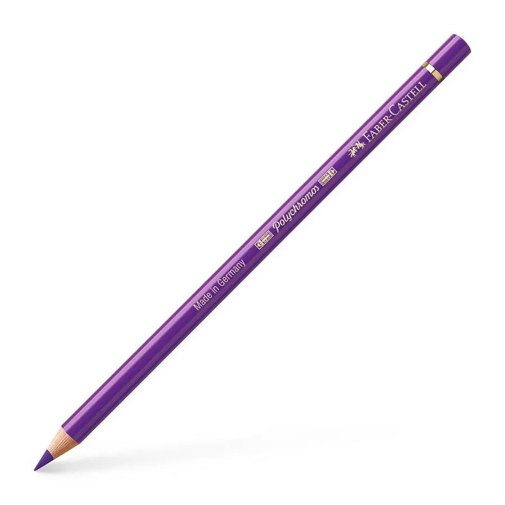 مداد رنگی فابرکاستل پلی کروم تکی کد 136 - Purple Violet