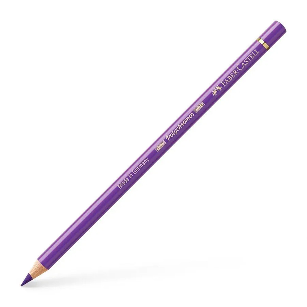 مداد رنگی فابرکاستل پلی کروم تکی کد 138 - Violet