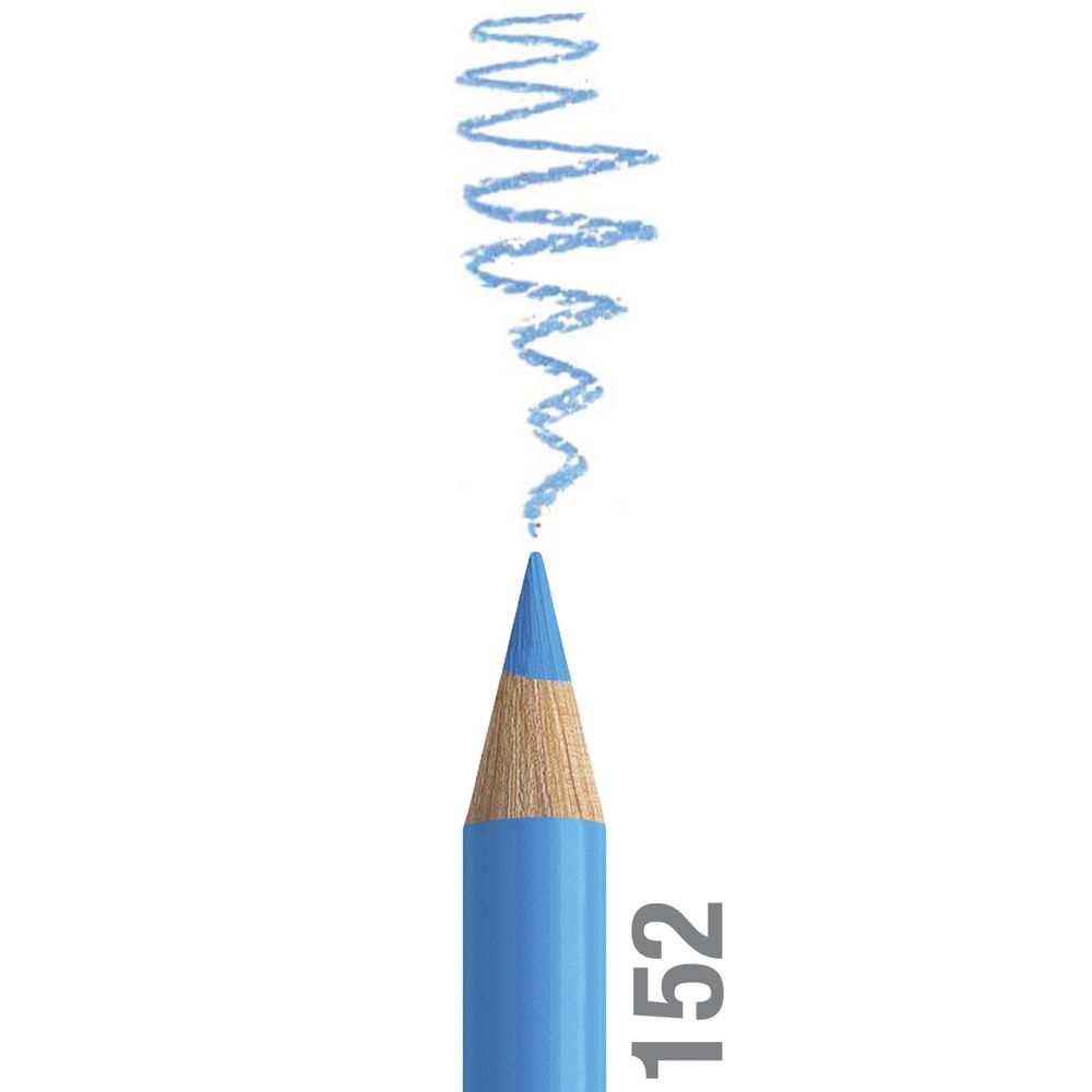 مداد رنگی فابرکاستل پلی کروم تکی کد 152 - Middle Phthalo Blue