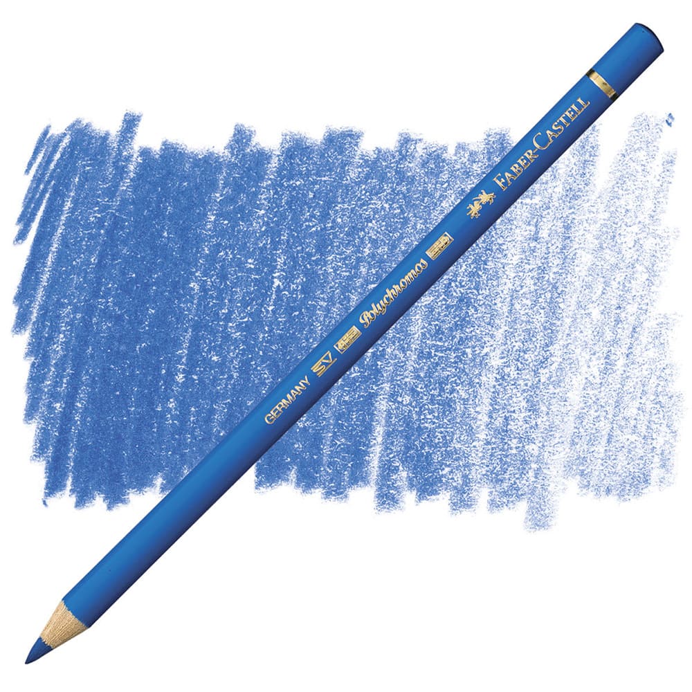 مداد رنگی فابرکاستل پلی کروم تکی کد 110 - Phthalo Blue