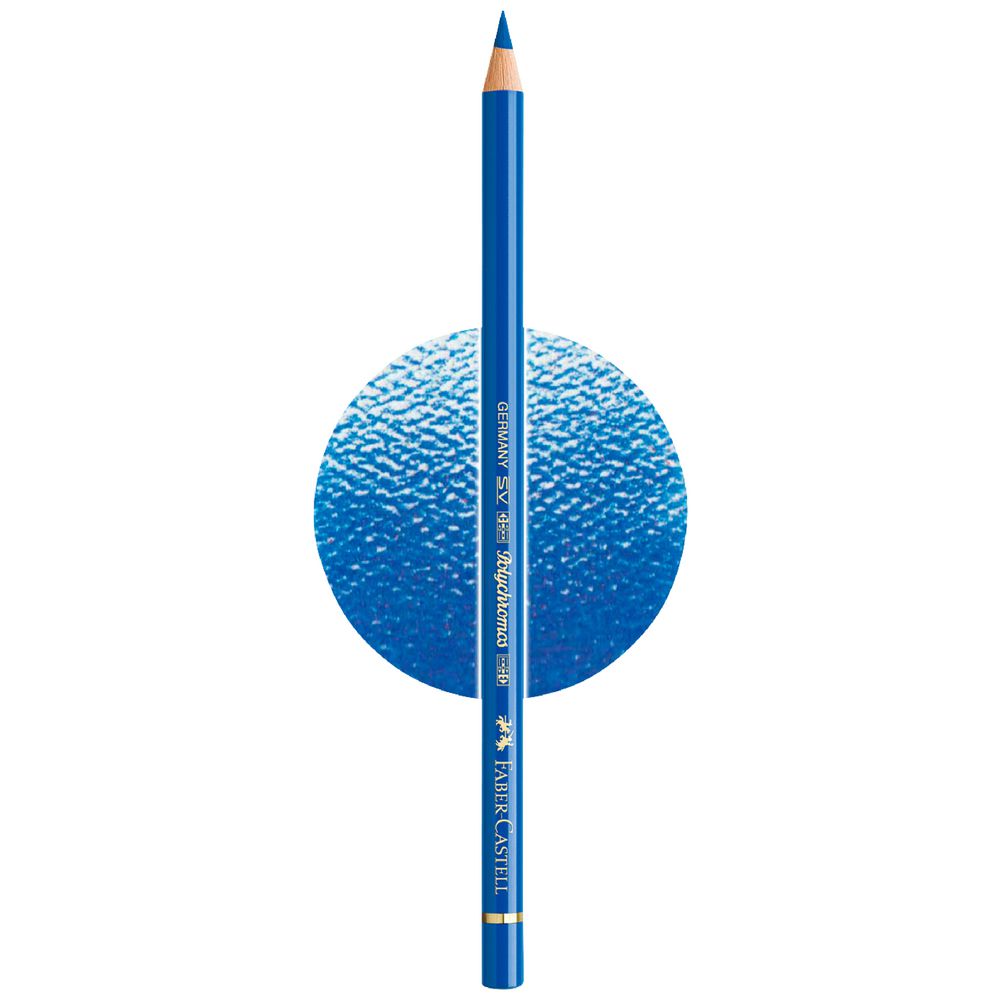 مداد رنگی فابرکاستل پلی کروم تکی کد 144 - Cobalt Blue Greenish