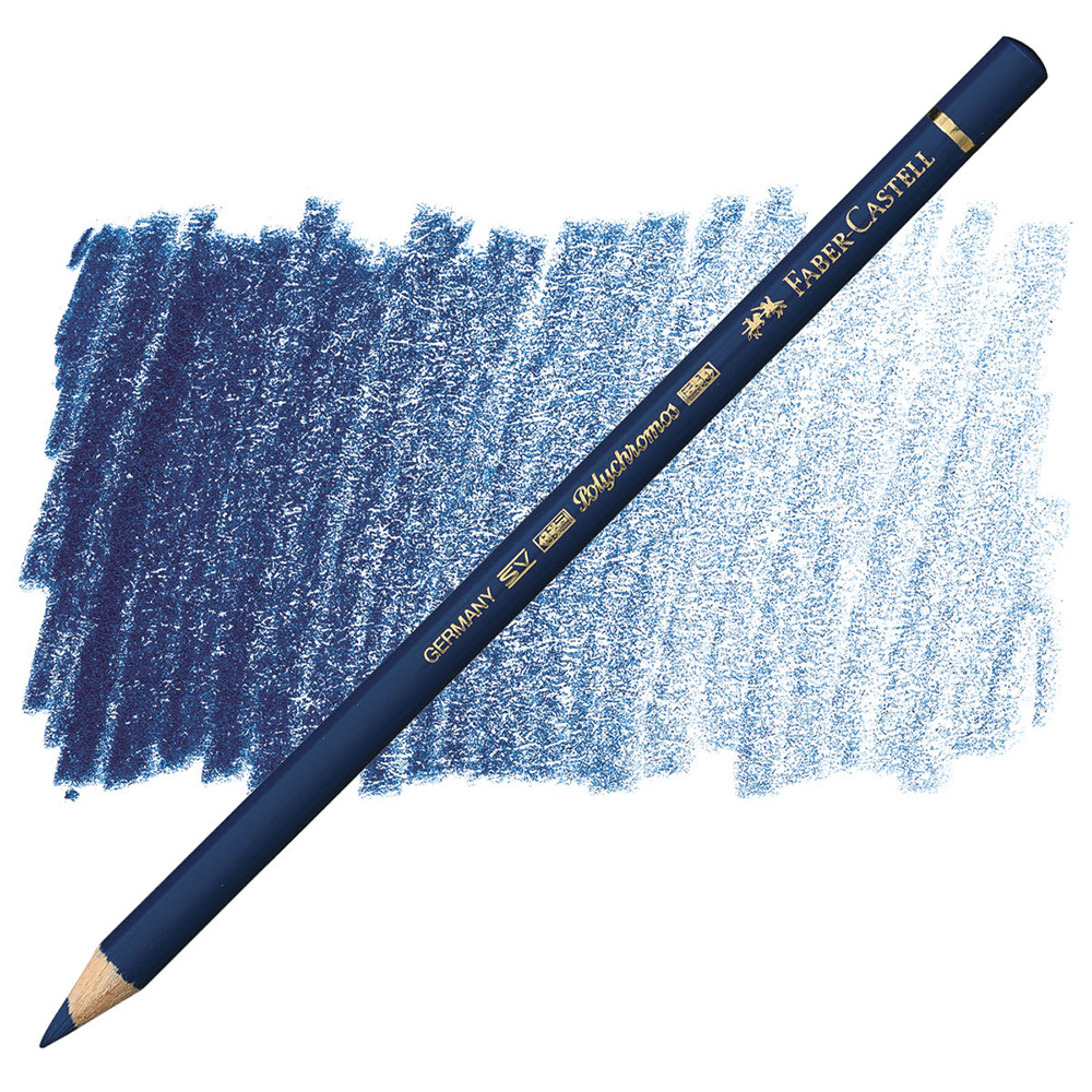 مداد رنگی فابرکاستل پلی کروم تکی کد 246 - Prussian Blue