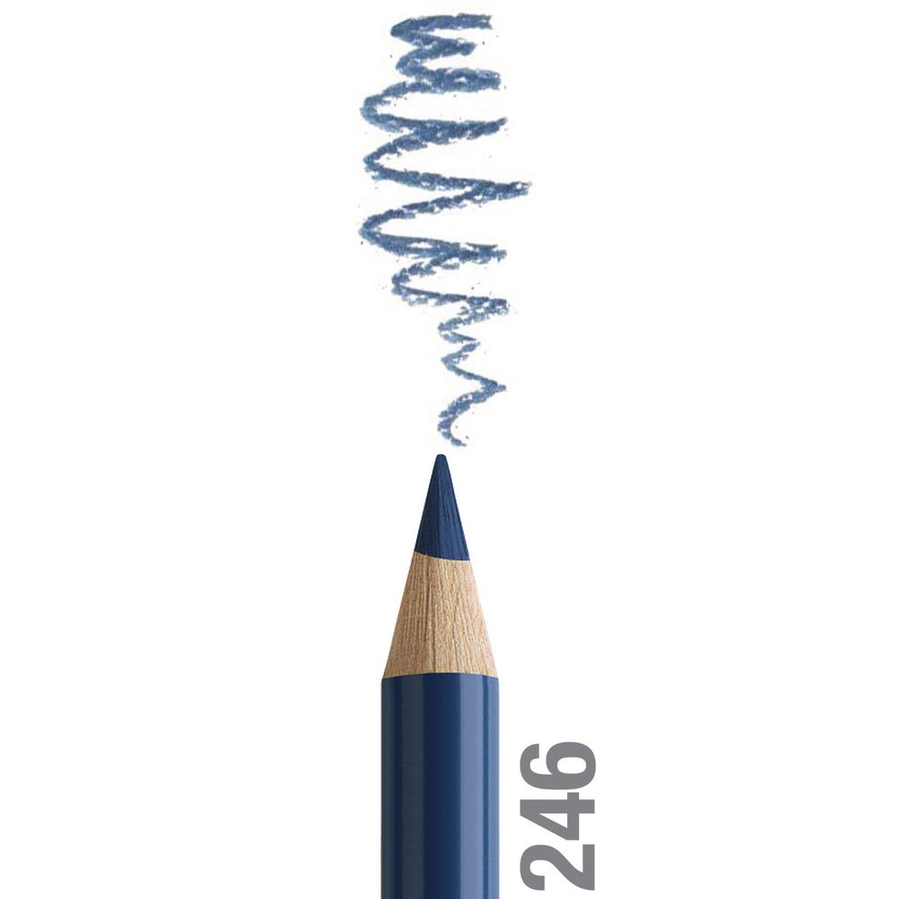 مداد رنگی فابرکاستل پلی کروم تکی کد 246 - Prussian Blue