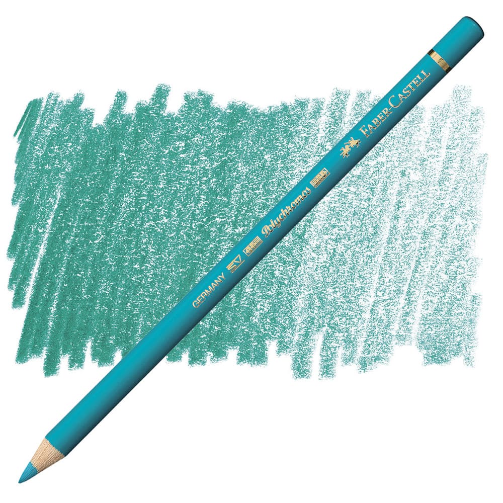 مداد رنگی فابرکاستل پلی کروم تکی کد 156 - Cobalt Green