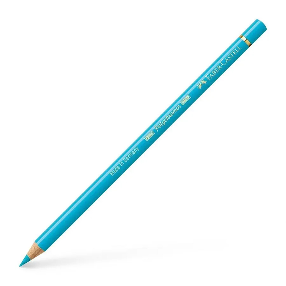 مداد رنگی فابرکاستل پلی کروم تکی کد 154 - Light Cobalt Turquoise