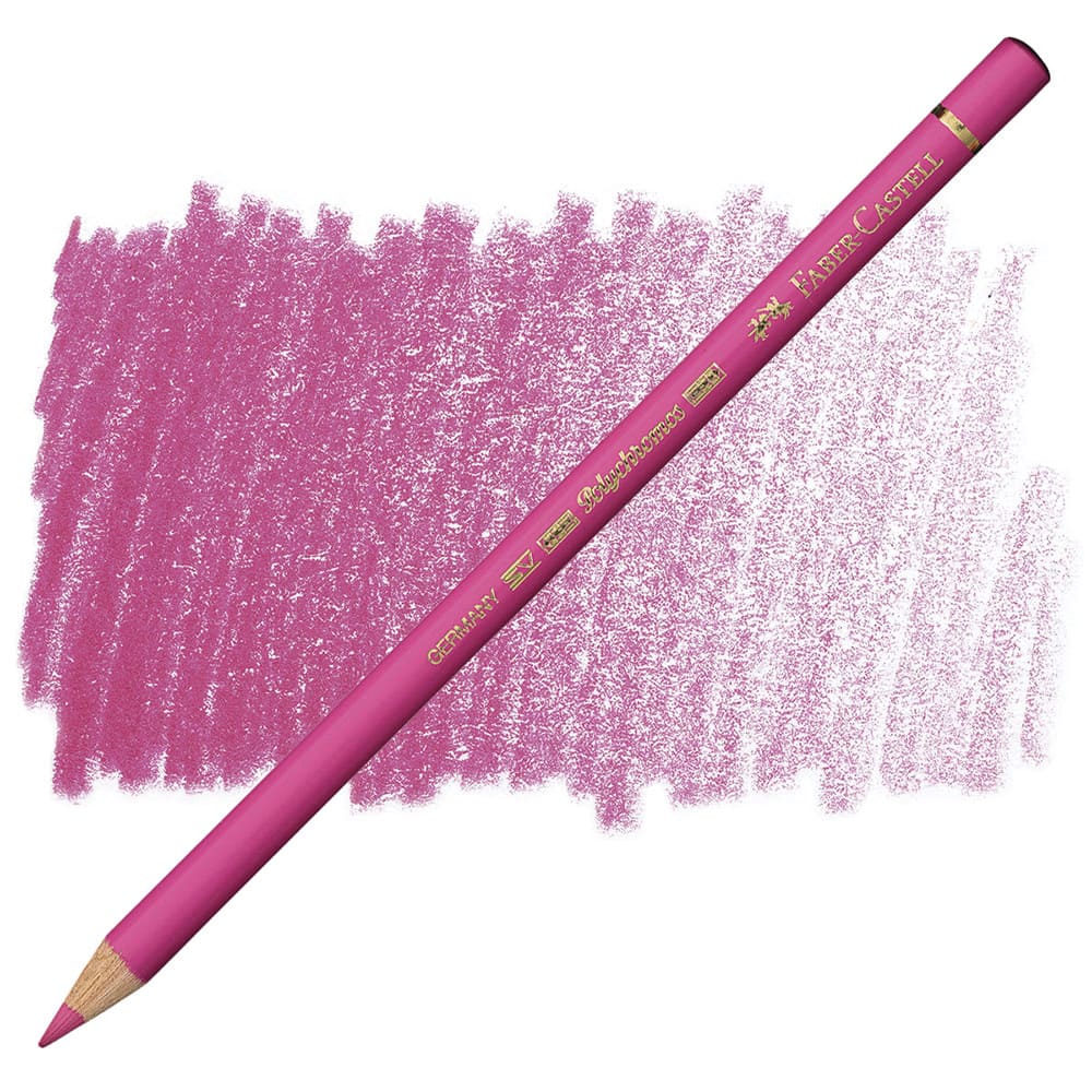 مداد رنگی فابرکاستل پلی کروم تکی کد 128 - Light Purple Pink