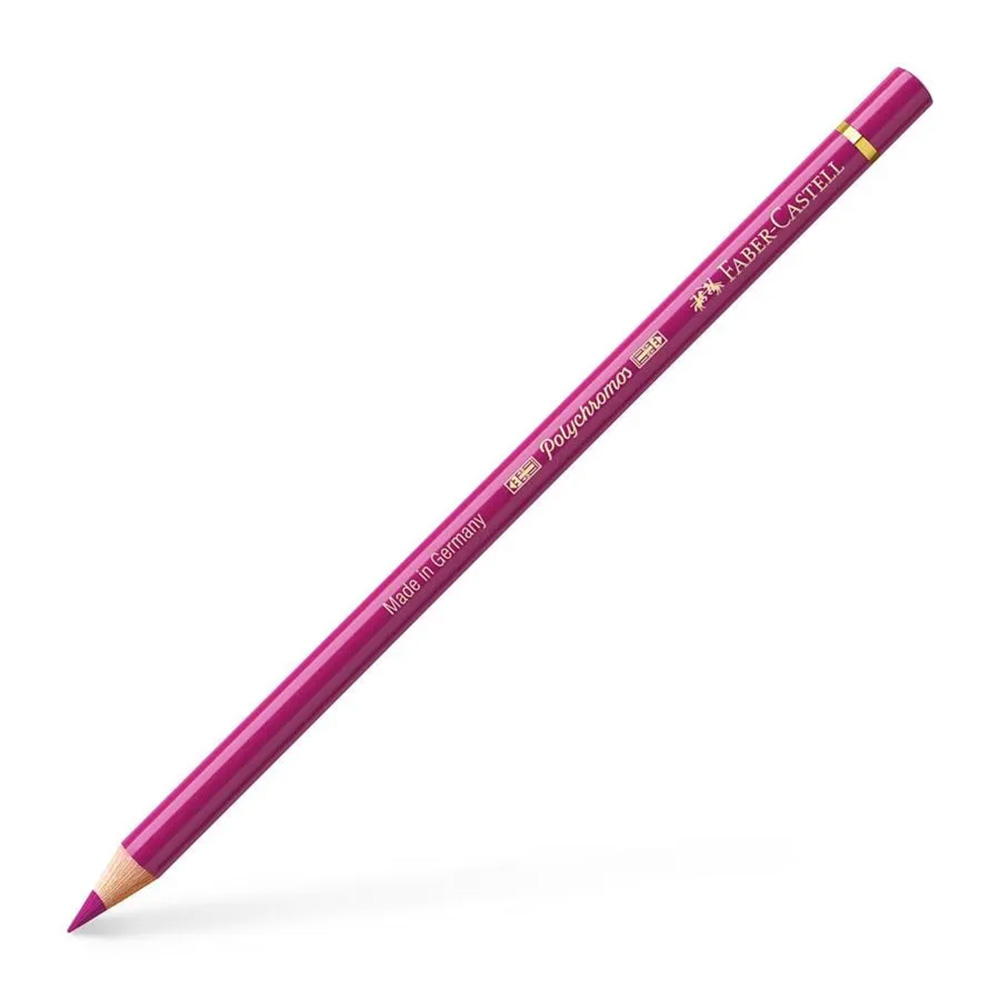 مداد رنگی فابرکاستل پلی کروم تکی کد 125 - Middle Purple Pink