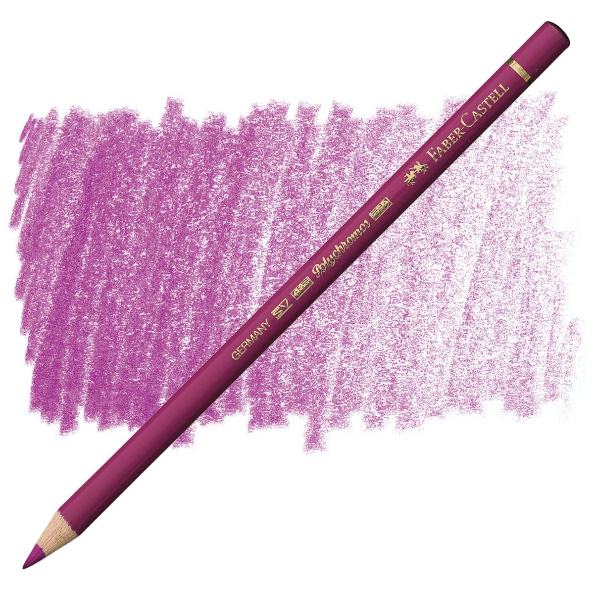 مداد رنگی فابرکاستل پلی کروم تکی کد 125 - Middle Purple Pink