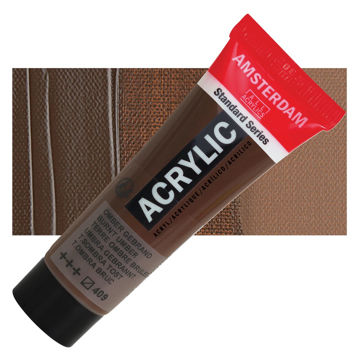 رنگ اکریلیک آمستردام 120 میل تکی کد Burnt Umber - 409