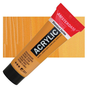 رنگ اکریلیک آمستردام 120 میل تکی کد Gold Ochre - 231