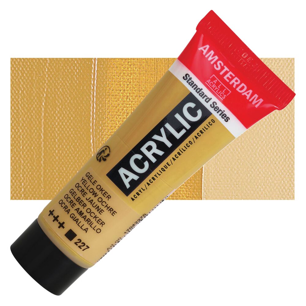 رنگ اکریلیک آمستردام 120 میل تکی کد Yellow Ochre - 227