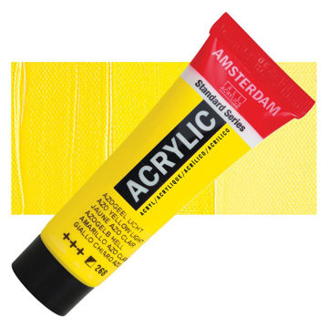 رنگ اکریلیک آمستردام 120 میل تکی کد Azo Yellow Light - 268