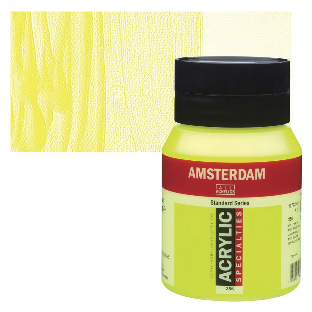 رنگ اکریلیک آمستردام 120 میل تکی کد Reflex Yellow - 256