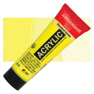 رنگ اکریلیک آمستردام 120 میل تکی کد Azo Yellow Lemon - 267