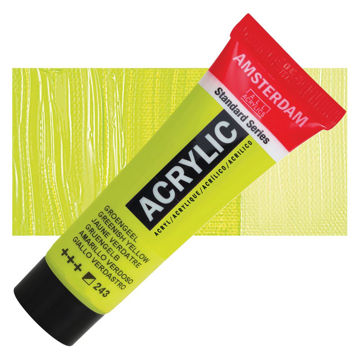 رنگ اکریلیک آمستردام 120 میل تکی کد Greenish Yellow - 243