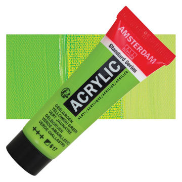 رنگ اکریلیک آمستردام 120 میل تکی کد Yellowish Green - 617