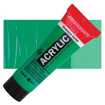رنگ اکریلیک آمستردام 120 میل تکی کد Emerald Green - 615