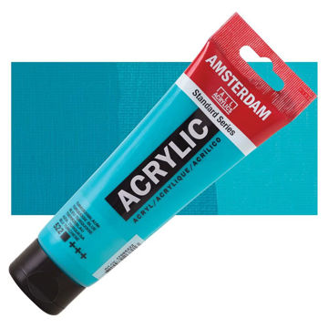 رنگ اکریلیک آمستردام 120 میل تکی کد Turquoise Blue - 570