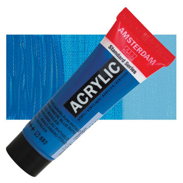 رنگ اکریلیک آمستردام 120 میل تکی کد Manganese Blue Phthalo - 582