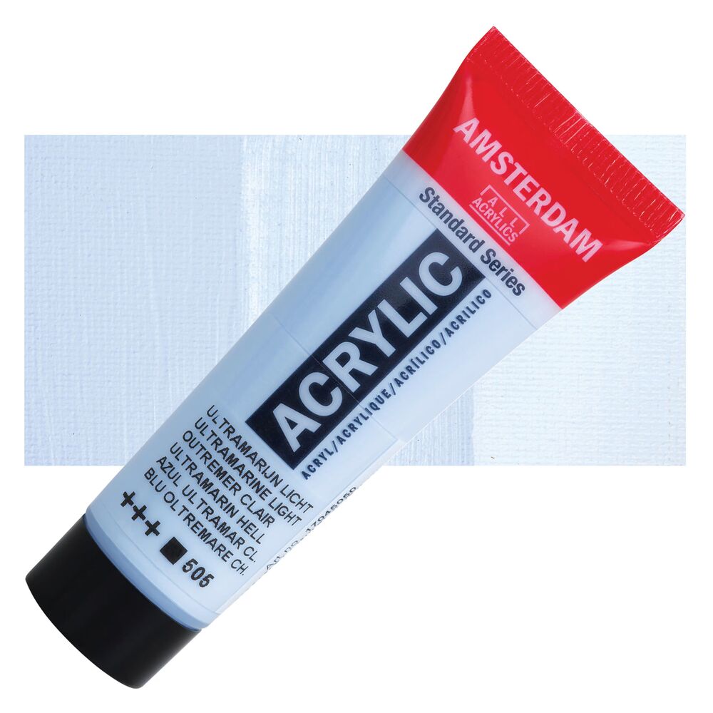 رنگ اکریلیک آمستردام 120 میل تکی کد Ultramarine Light - 505