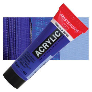 رنگ اکریلیک آمستردام 120 میل تکی کد Ultramarine - 504