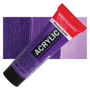 رنگ اکریلیک آمستردام 120 میل تکی کد Metallic Violet - 835