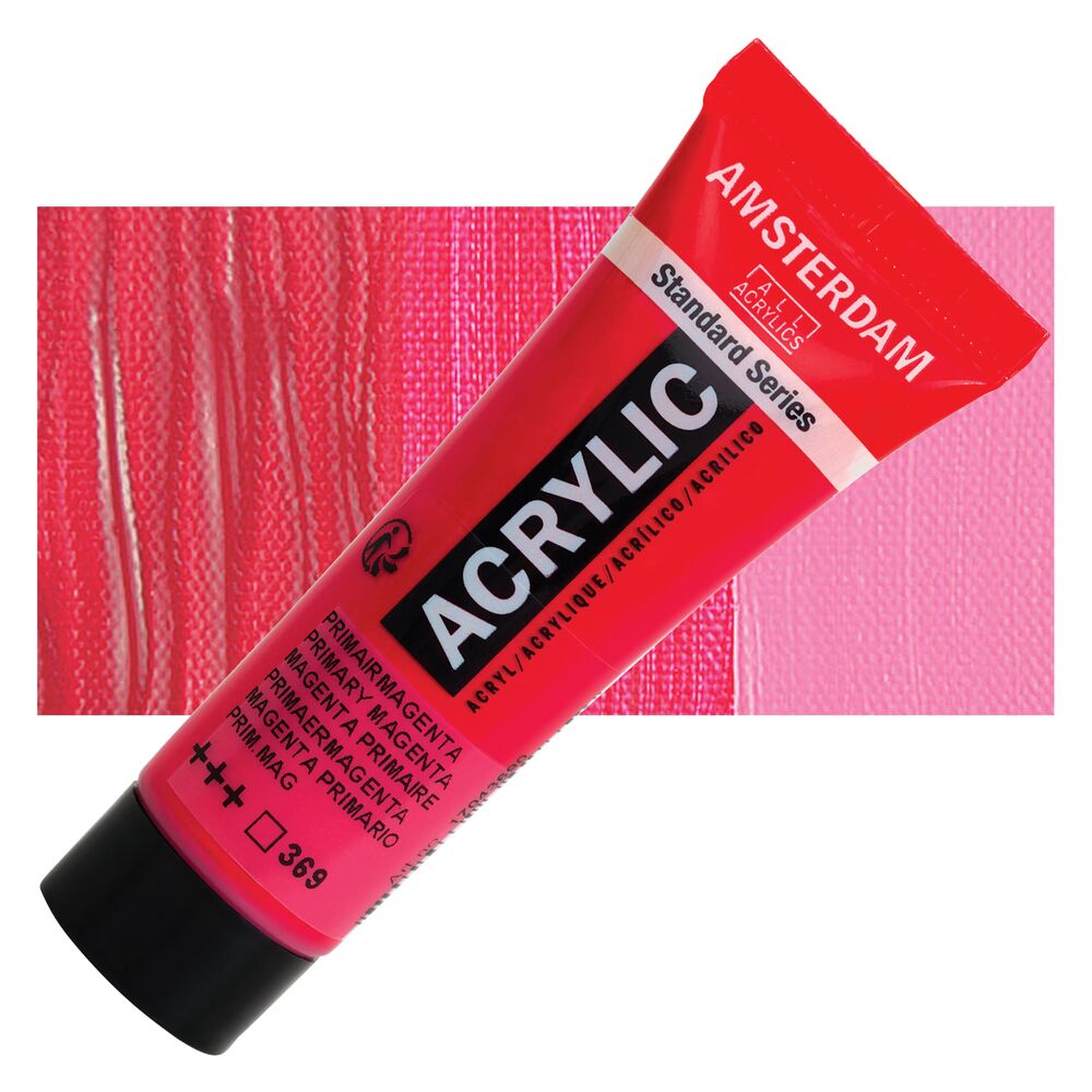 رنگ اکریلیک آمستردام 120 میل تکی کد Primary Magenta - 369