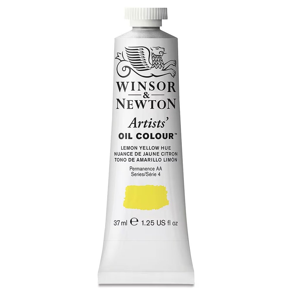 رنگ روغن وینزور آرتیست 37 میل تکی کد Lemon Yellow Hue - 347