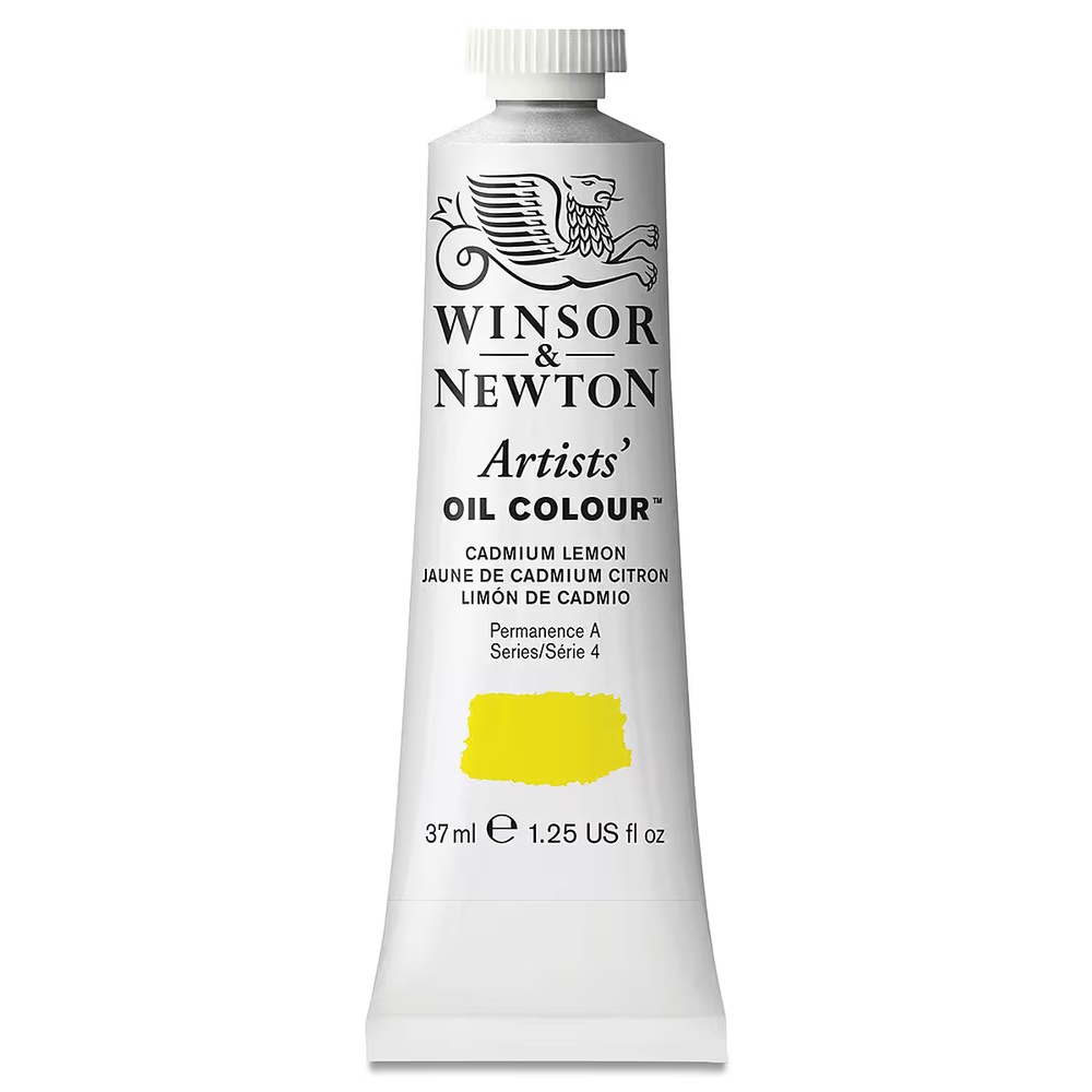 رنگ روغن وینزور آرتیست 37 میل تکی کد 086 - Cadmium Lemon