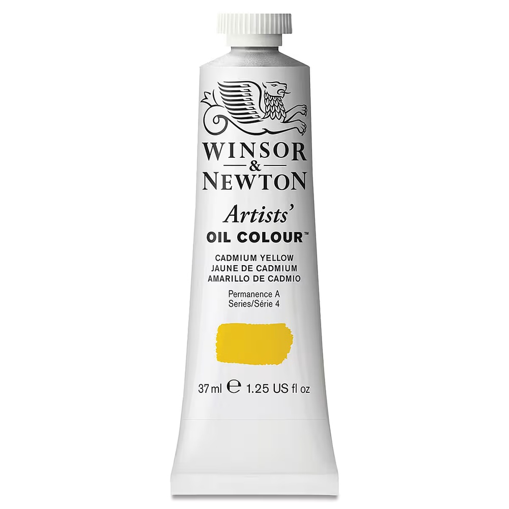 رنگ روغن وینزور آرتیست 37 میل تکی کد Cadmium Yellow - 108