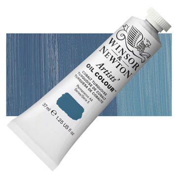 رنگ روغن وینزور آرتیست 37 میل تکی کد 190 - Cobalt Turquoise
