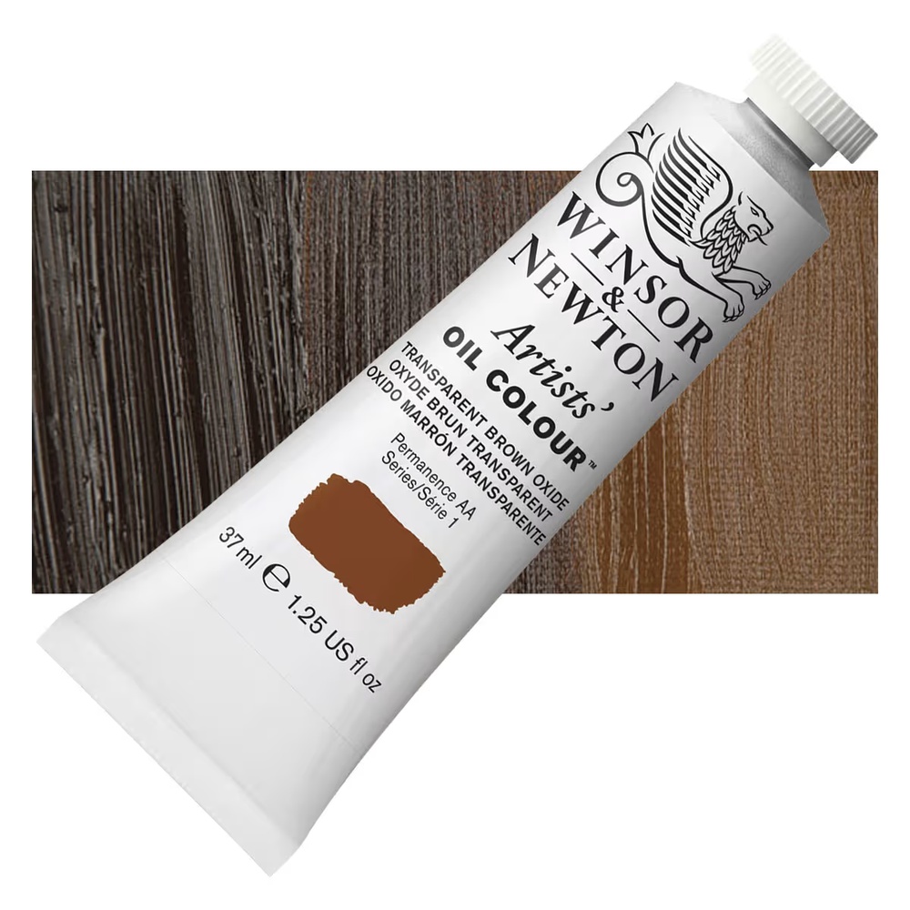 رنگ روغن وینزور آرتیست 37 میل تکی کد 648 - Transparent Brown Oxide