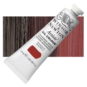 رنگ روغن وینزور آرتیست 37 میل تکی کد 657 - Transparetnt Maroon