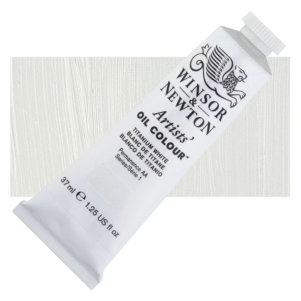 رنگ روغن وینزور آرتیست 37 میل تکی کد 644 - Titanium White