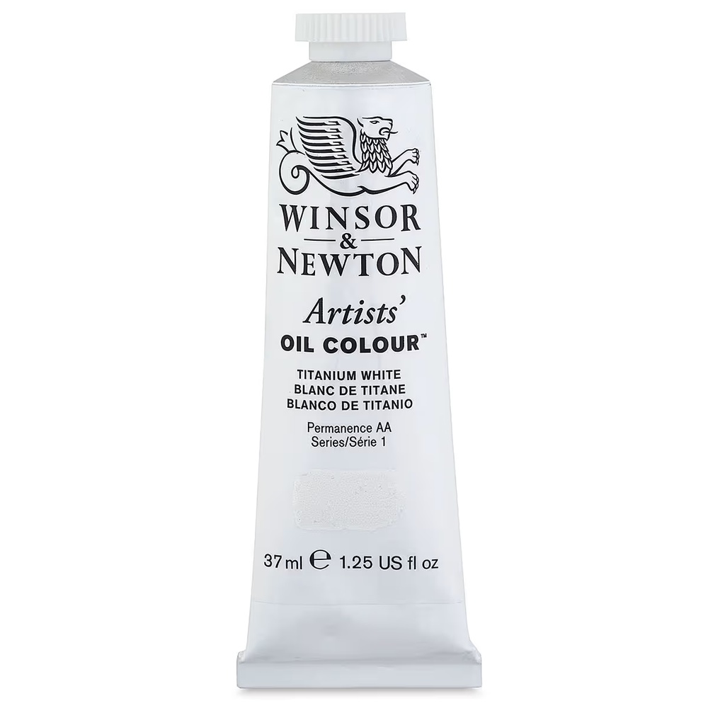 رنگ روغن وینزور آرتیست 37 میل تکی کد 644 - Titanium White