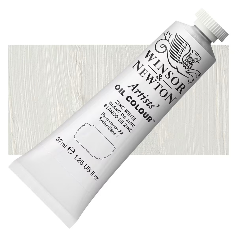 رنگ روغن وینزور آرتیست 37 میل تکی کد 748 - Zinc White