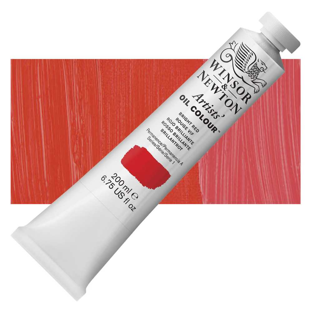 رنگ روغن وینزور آرتیست 200 میل تکی کد 042 - Bright Red