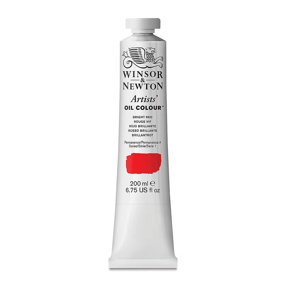 رنگ روغن وینزور آرتیست 200 میل تکی کد 042 - Bright Red