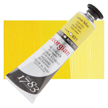 رنگ روغن جورجین دالررونی 38 میل تکی کد Lemon Yellow G - 651