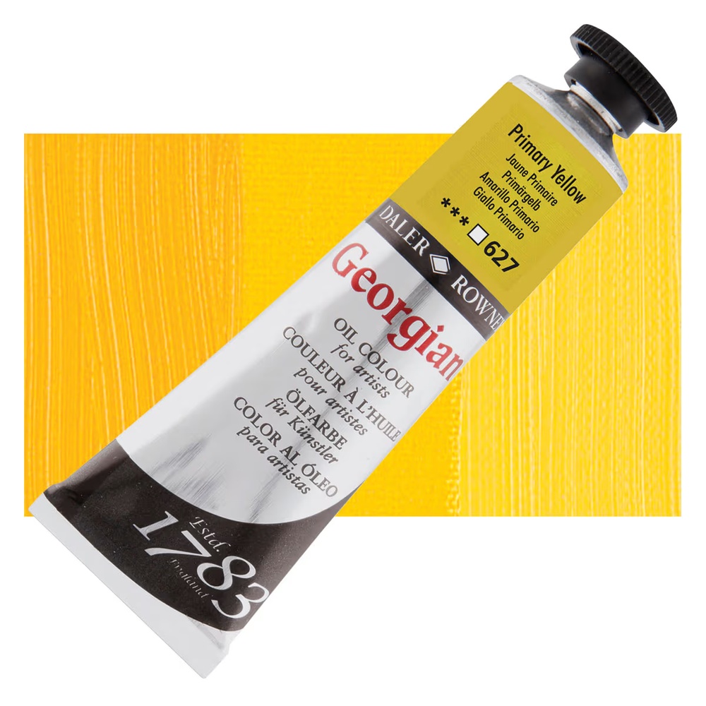 رنگ روغن جورجین دالررونی 38 میل تکی کد Primary Yellow G - 627