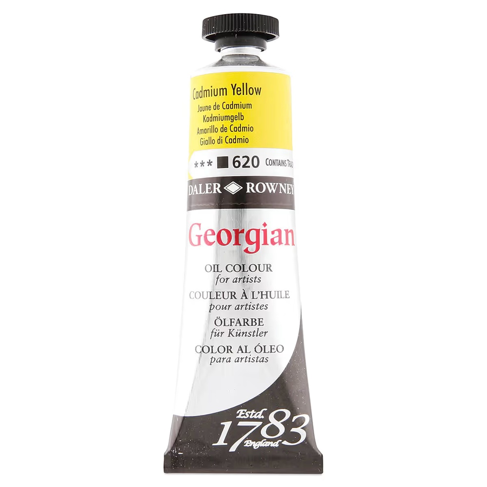 رنگ روغن جورجین دالررونی 38 میل تکی کد Cadmium Yellow G - 620