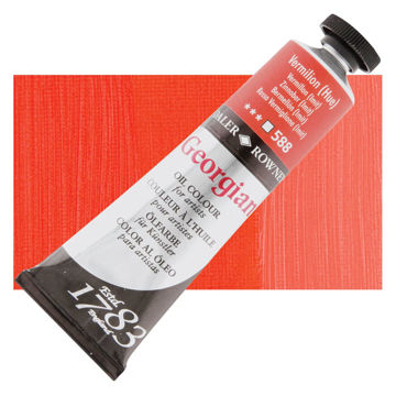 رنگ روغن جورجین دالررونی 38 میل تکی کد Vermillion Hue G - 588