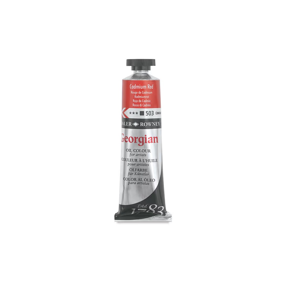 رنگ روغن جورجین دالررونی 38 میل تکی کد Cadmium Red G - 503